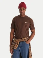 Koszulki męskie - Billabong T-Shirt Arch Crew SS EBYKT00100 Brązowy Regular Fit - miniaturka - grafika 1