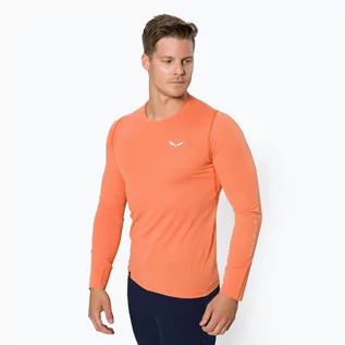 Koszulki sportowe męskie - Salewa Koszulka trekkingowa męska Pedroc 2 Dry 4156 pomarańczowa 27723 - grafika 1