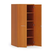 Szafy biurowe - Szafa biurowa z drzwiami PRIMO WOOD, 1781 x 800 x 600 mm, czereśnia - miniaturka - grafika 1