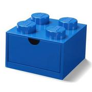 Pojemniki na zabawki - Lego Desk Drawer 4 Blue - miniaturka - grafika 1