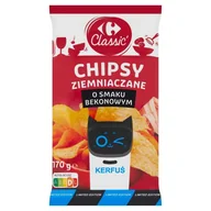 Chipsy - Carrefour Classic Chipsy ziemniaczane o smaku bekonowym 170 g - miniaturka - grafika 1