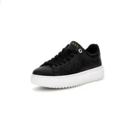 Półbuty damskie - Damskie Sneakersy GUESS DENESA4 FLPDS4FAL12-BLKBR – Czarny - miniaturka - grafika 1