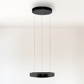 Lampy sufitowe - Paul Neuhaus Lampa wisząca Q-Stretto, możliwość ściemniania, czarny, salon / jadalnia, metal, nowoczesny - miniaturka - grafika 1