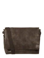 Torby męskie - Torba listonoszka z imitacji skóry - miniaturka - grafika 1