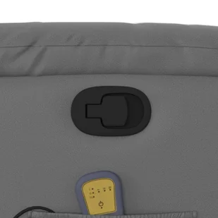 Rozkładany fotel masujący, szary, obity sztuczną skórą - Fotele Rozkładany fotel masujący, szary, obity sztuczną skórą - Fotele - miniaturka - grafika 11