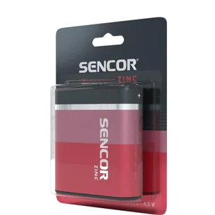 Bateria cynkowo-węglowa, 3R12, 3R12, 4.5V, Sencor, blistr, 1-pack - Baterie i akcesoria - miniaturka - grafika 4