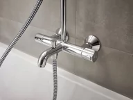 Zestawy prysznicowe - Hansgrohe Vernis Blend zestaw prysznicowy termostatyczny 1 jet chrom 26274000 - miniaturka - grafika 1