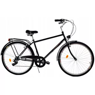 Rower Dallas City 28" 7spd Men - czarny - Rowery - miniaturka - grafika 1