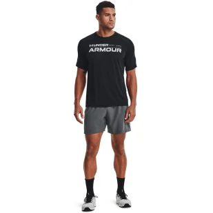 Koszulka męska Under Armour TECH 2.0 WORDMARK  SS - Koszulki sportowe męskie - miniaturka - grafika 3