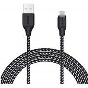 Kable USB - Aukey CB-AM1 kabel micro USB Nylon 1,2m Czarny aukey_20190610142017 - miniaturka - grafika 1