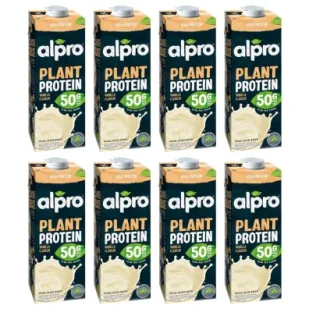 Alpro Napój sojowy wysokobiałkowy Waniliowy zestaw 8 x 1 l - Napoje roślinne - miniaturka - grafika 1