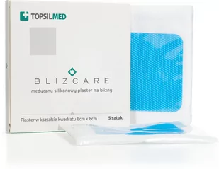 Topsil Med Blizcare medyczny silikonowy plaster na blizny 8 cm x 8 cm 5 sztuk 9088473 - Apteczki i materiały opatrunkowe - miniaturka - grafika 1