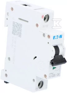 Eaton Wyłącznik nadprądowy 1P C 25A 15kA DC FAZ C25/1-DC 279130 - Bezpieczniki elektryczne - miniaturka - grafika 1