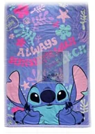 Koce i narzuty dla dzieci - KOC SHERPA 100x150 cm Homadict STITCH zawsze w słońcu fioletowy - miniaturka - grafika 1