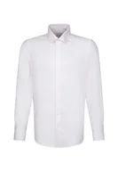 Koszule męskie - Seidensticker Męska koszula z długim rękawem Extra Slim Fit, biały, 43 - miniaturka - grafika 1
