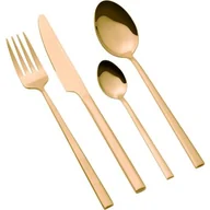 Zestawy sztućców - Komplet sztućców FLORINA Ritz Złoty (16 elementów) - miniaturka - grafika 1
