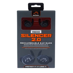 Walker's - Aktywne ochronniki słuchu douszne Silencer 2.0 R600 - Czarne - GWP-SLCRRC2 - Ochrona oczu i twarzy - miniaturka - grafika 6