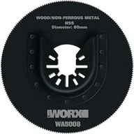 Materiały ścierne - WORX piły HSS 80 MM, 1 sztuki, wa5008 - miniaturka - grafika 1