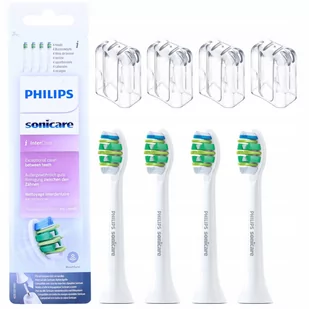 Philips Sonicare Końcówki wymienne do szczoteczek do zębów Sonicare HX9004/07 HX9004 InterCare 4 szt biały - Końcówki do szczoteczek elektrycznych - miniaturka - grafika 1