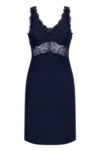 Hunkemöller Sukienka na ramiączkach z koronką Nora Niebieski - Bielizna nocna Hunkemöller Sukienka na ramiączkach z koronką Nora Niebieski - Bielizna nocna - miniaturka - grafika 1