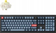 Klawiatury - Keychron - V6 Max QMK/VIA Wireless Custom Mechanical Keyboard - Klawiatura mechaniczna Fully Assembled Knob Banana V6M-D4 - miniaturka - grafika 1