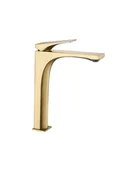 Baterie umywalkowe - Rea Bateria umywalkowa wysoka Joe złoto szczotkowane - miniaturka - grafika 1