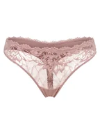 Majtki damskie - Calvin Klein - Stringi damskie, różowy - miniaturka - grafika 1