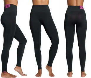 Ck Calvin Klein Leginsy Damskie Microfiber Black L - Legginsy - miniaturka - grafika 1