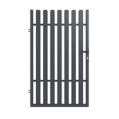 Ogrodzenia - Furtka Colorado 90x150 cm lewa antracytowa Polargos - miniaturka - grafika 1