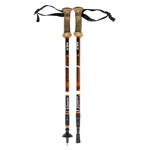 Nils Extreme, Kije trekkingowe, pomarańczowo-czarne - Kije trekkingowe - miniaturka - grafika 1