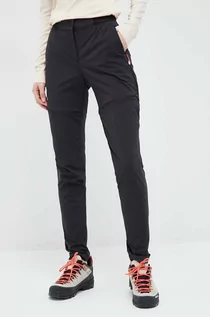 Spodnie sportowe damskie - Salewa spodnie outdoorowe Pedroc 2 DST kolor czarny - grafika 1