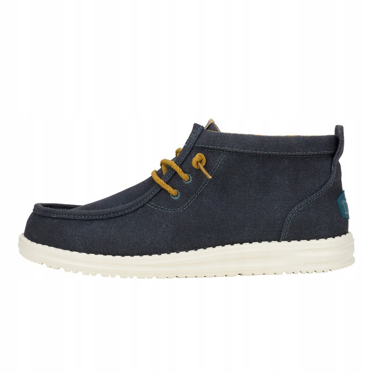 Męskie Wysokie Mokasyny Buty Półbuty Wsuwane HeyDude Wally Mid Canvas 44|