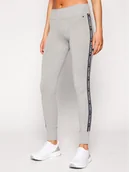 Legginsy - Tommy Hilfiger Legginsy UW0UW00563 Szary Slim Fit - miniaturka - grafika 1