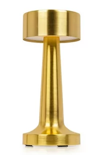 King Home Lampa biurkowa LEE złota wbudowana bateria LED LEE.GOLD - Lampy stojące - miniaturka - grafika 1