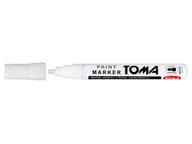 Kredki, ołówki, pastele i pisaki - Toma Toma, marker olejny, biały - miniaturka - grafika 1