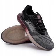 Buty sportowe męskie - Buty Sportowe Męskie Hi-poly System Big Star NN174476 Czarne 44 - miniaturka - grafika 1