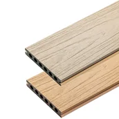 Podesty i deski tarasowe - Deska Tarasowa Kompozytowa Premium Ecru / Dąb Jasny – dł. 3 m - miniaturka - grafika 1