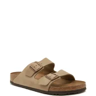 Klapki i japonki męskie - Birkenstock Skórzane klapki arizona LEOI - miniaturka - grafika 1