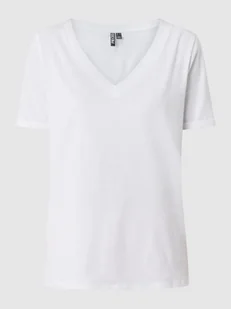 T-shirt z bawełny model ‘Ria’ - Koszulki i topy damskie - miniaturka - grafika 1