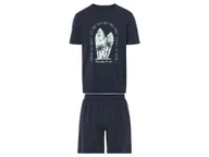 Piżamy męskie - LIVERGY® Piżama męska z bawełną (Granatowy, S (44/46)) - miniaturka - grafika 1