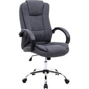 Fotele i krzesła biurowe - Fotel Obrotowy Gabinetowy Relax 2 Halmar Ciemny Popiel - miniaturka - grafika 1