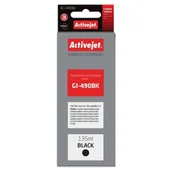 Tusze zamienniki - ActiveJet Tusz AC-G490Bk (zamiennik Canon GI-490BK; Supreme; 135 ml; czarny) 2_201830 - miniaturka - grafika 1