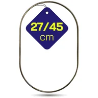 Wyposażenie pokoiku dziecięcego - Owalne Obręcze elipsa kółko metalowe ZŁOTE POŁYSK do łapacza snów do makramy - miniaturka - grafika 1