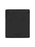 Portfele - Calvin Klein Duży Portfel Męski Micropebble Comp Trifold W Coin LV04D1034G Czarny - miniaturka - grafika 1