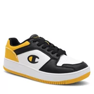 Półbuty męskie - Sneakersy Champion REBOUND LOW 2.0 S21906-WW013 Black/Yellow/White - miniaturka - grafika 1
