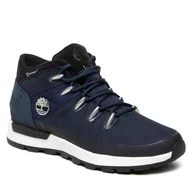 Buty zimowe męskie - Timberland Trekkingi Sprint Trekker Mid Fab Wp TB0A2FXT019 Granatowy - miniaturka - grafika 1