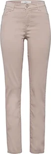 BRAX Damskie spodnie w stylu Mary Five-Pocket bawełniana satyna, beżowy (Toffee 54), 34W / 30L - Spodnie damskie - miniaturka - grafika 1