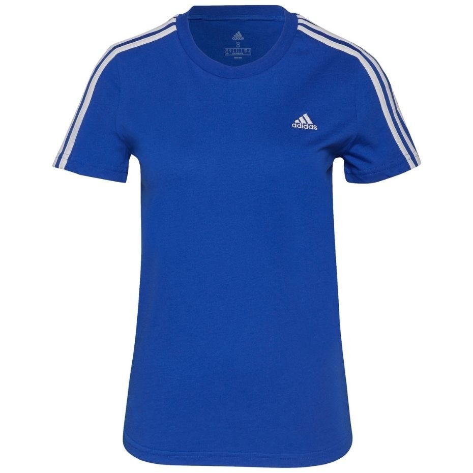 ND05_K11128-XS H07815 Koszulka damska adidas Loungewear Ess niebieska H07815 r.XS