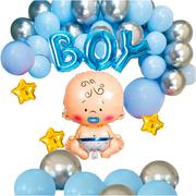 Baby shower i roczek - ZESTAW BALONÓW BABY SHOWER CHŁOPIEC BOY  Y3 - miniaturka - grafika 1