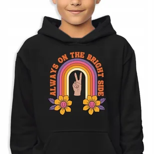 Bluza Dziecięca Z Kapturem 128 Cm Always On The Bright Side Gravity Falls - Bluzy dla dziewczynek - miniaturka - grafika 1